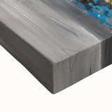 Golden Balance in Gray – Earthen Harmony Earth Tone Art Painting