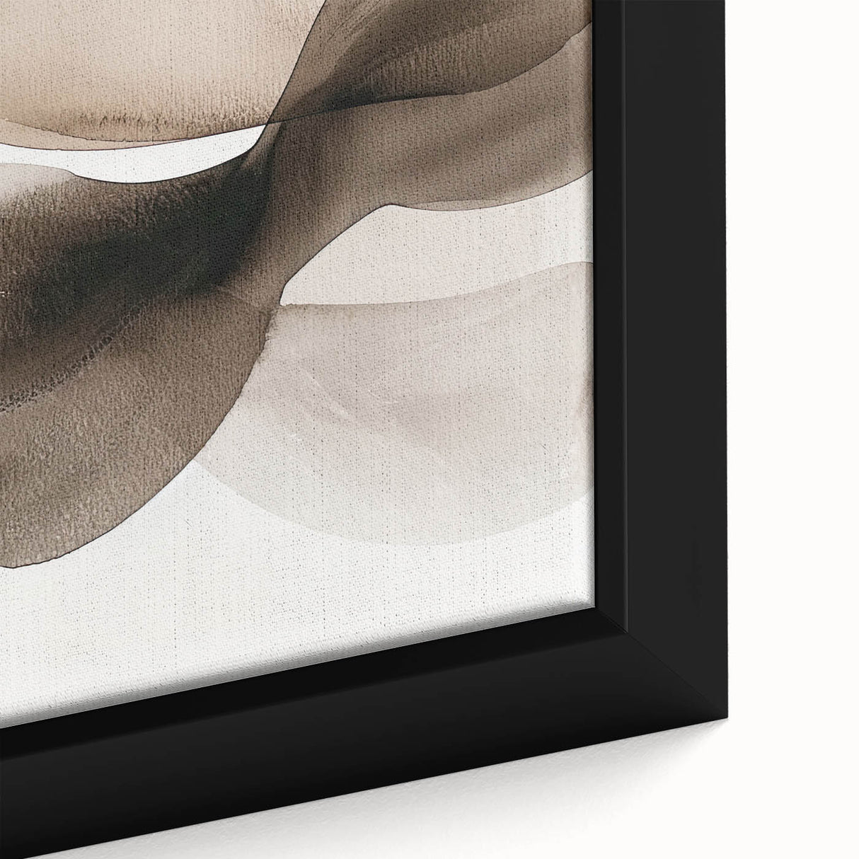Minimalist Abstract Canvas Prints – Brown and Beige Geometric Wall Art