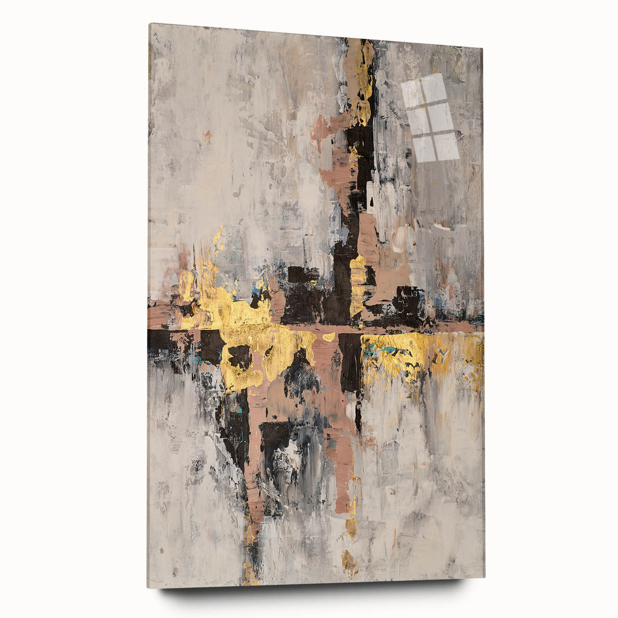 Blush Gold Harmony – Earthen Harmony Minimalist Wall Decor Art
