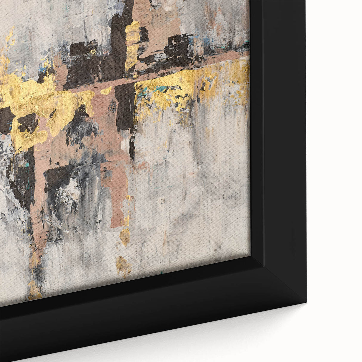 Blush Gold Harmony – Earthen Harmony Minimalist Wall Decor Art