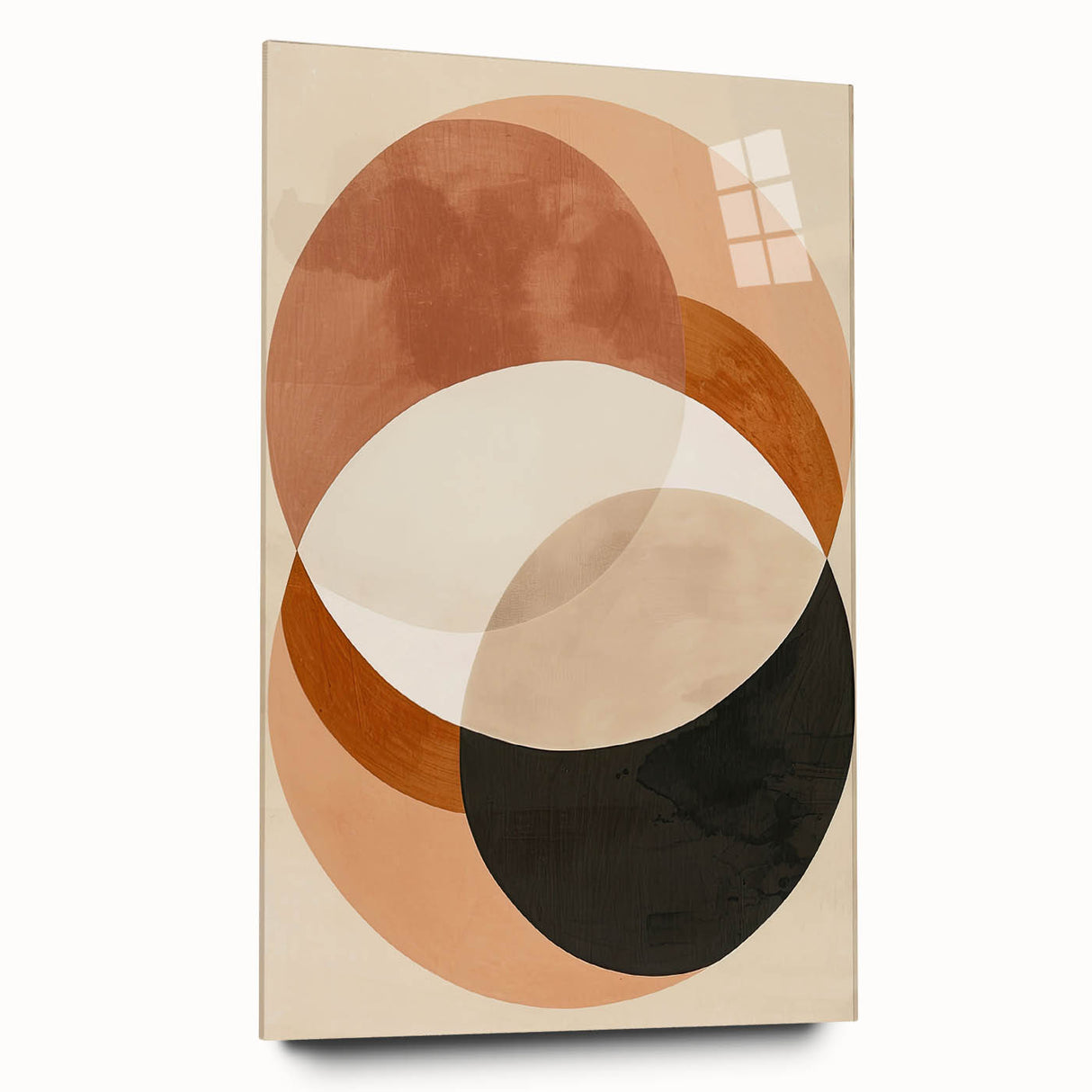 Earthen Harmony Abstracts – Modern Earth Tone Geometric Wall Art
