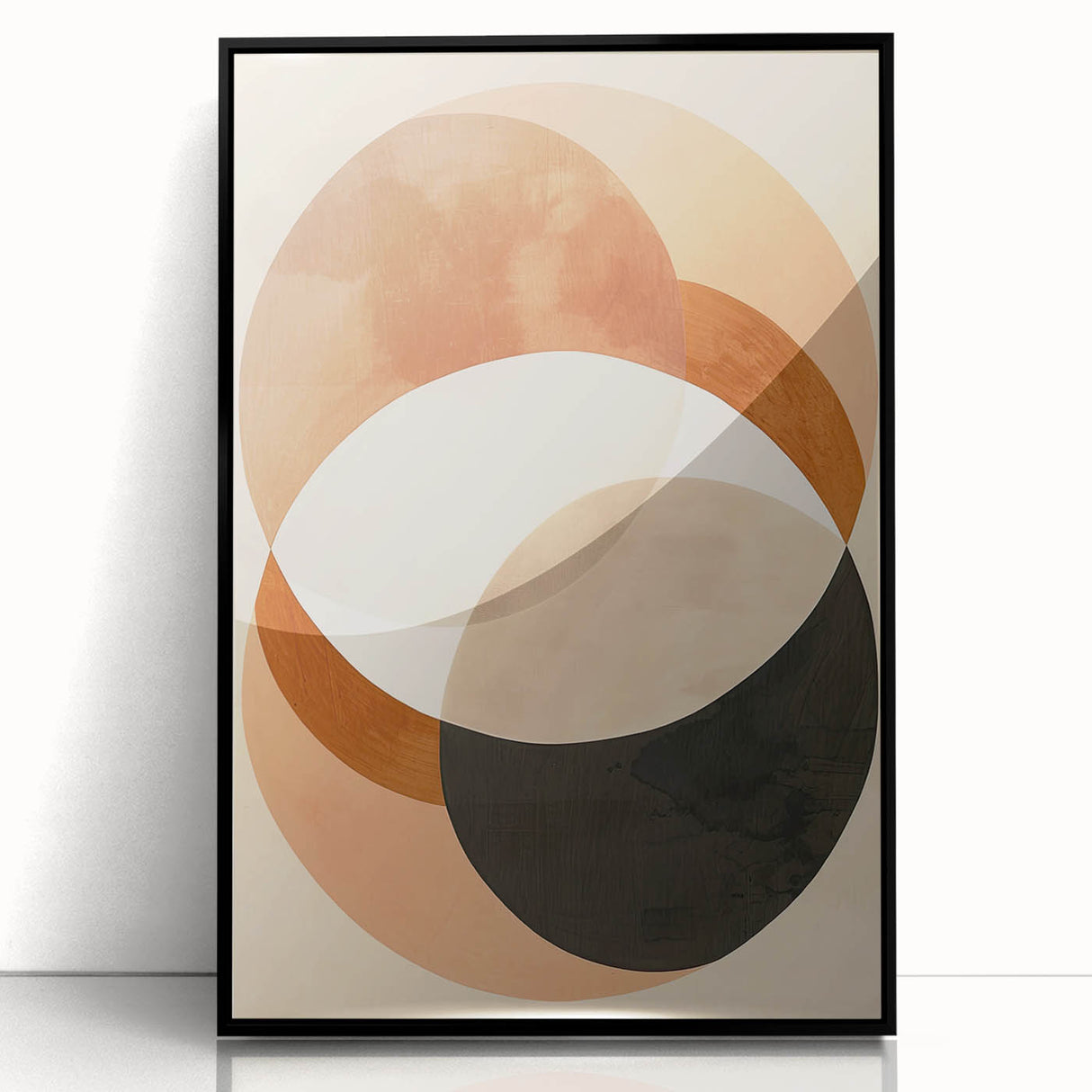 Earthen Harmony Abstracts – Modern Earth Tone Geometric Wall Art