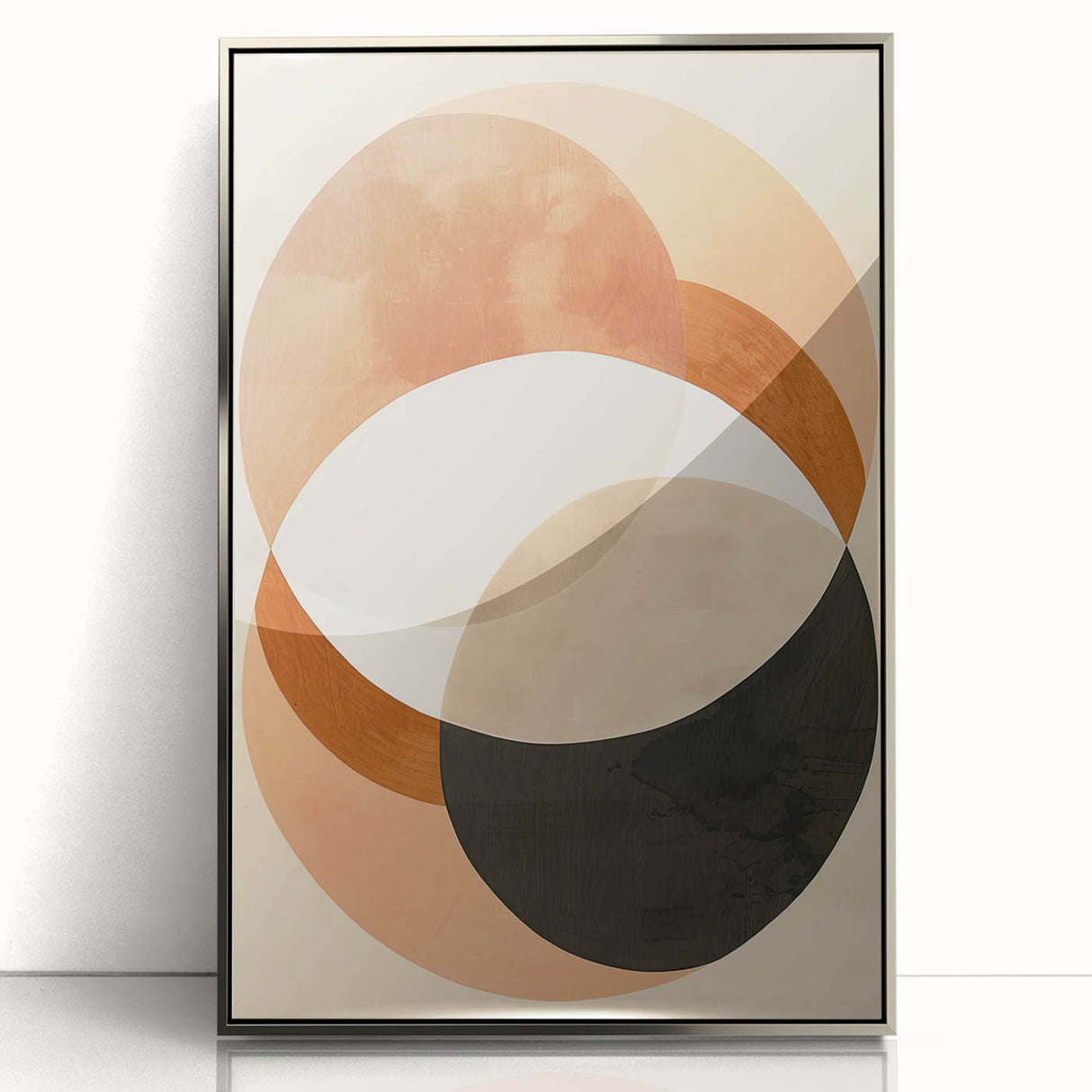 Earthen Harmony Abstracts – Modern Earth Tone Geometric Wall Art
