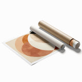 Earthen Harmony Abstracts – Modern Earth Tone Geometric Wall Art