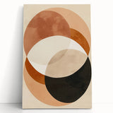 Earthen Harmony Abstracts – Modern Earth Tone Geometric Wall Art