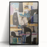 Eclectic Harmony Layers – Earthen Harmony Contemporary Canvas Art