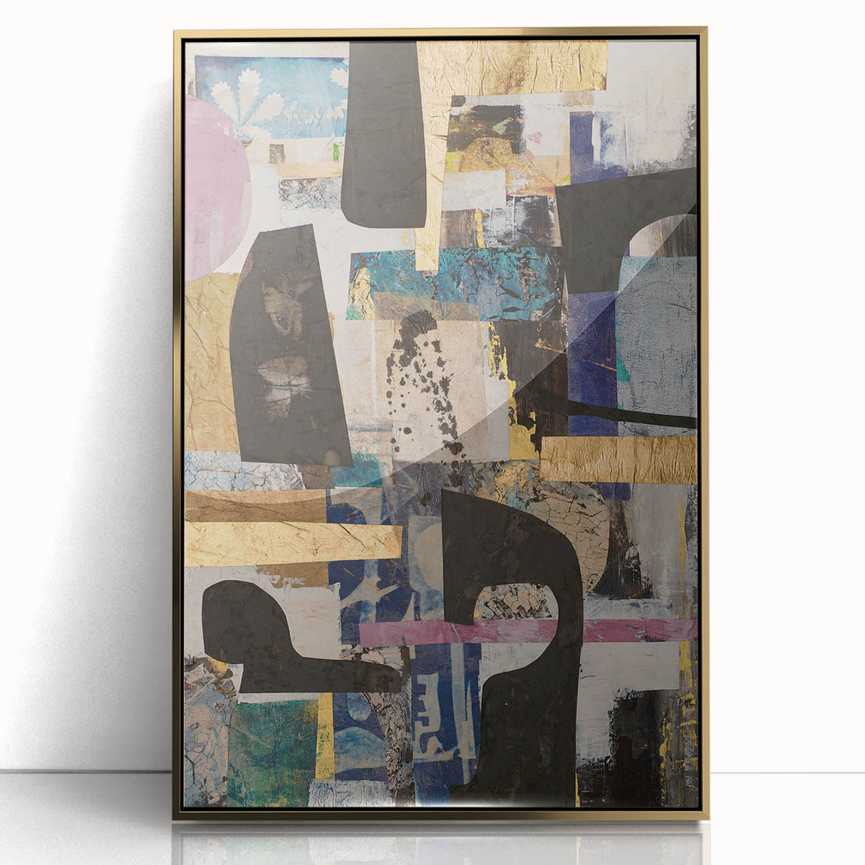 Eclectic Harmony Layers – Earthen Harmony Contemporary Canvas Art