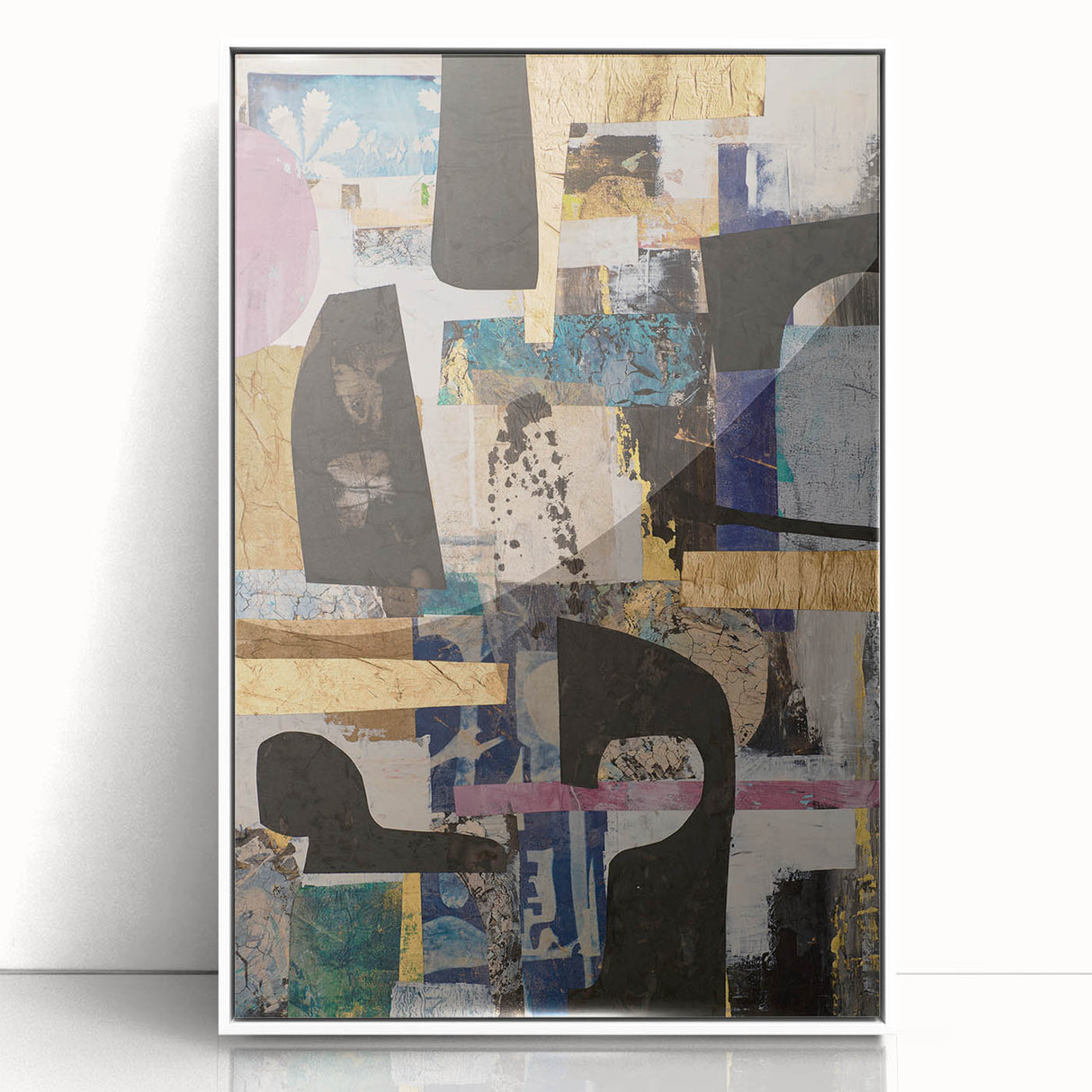 Eclectic Harmony Layers – Earthen Harmony Contemporary Canvas Art