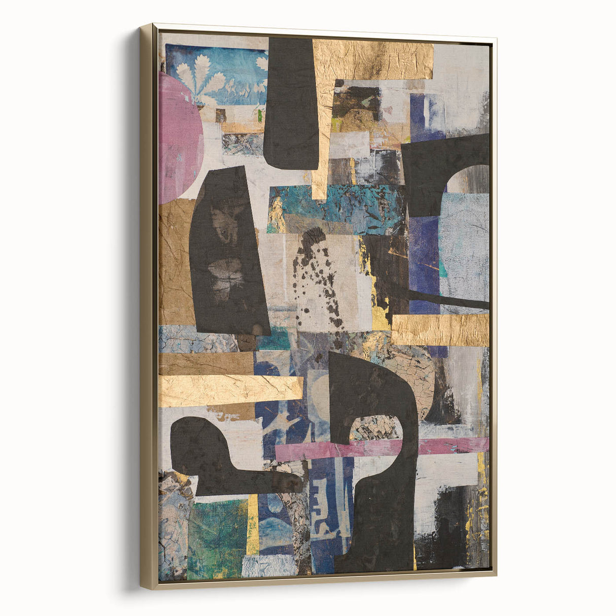Eclectic Harmony Layers – Earthen Harmony Contemporary Canvas Art