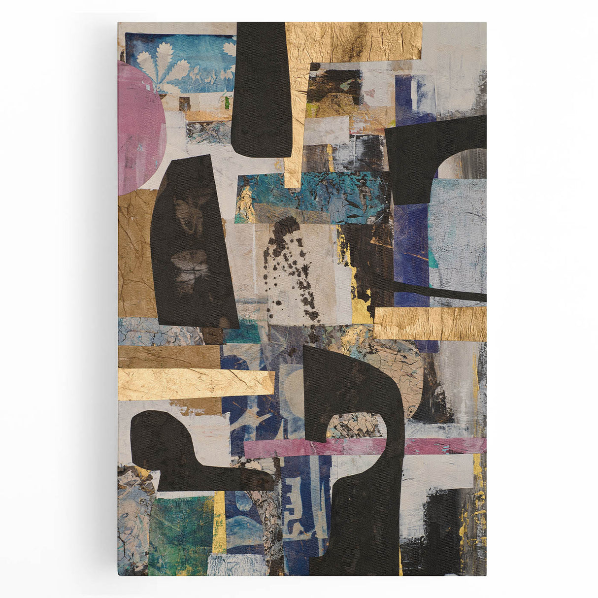 Eclectic Harmony Layers – Earthen Harmony Contemporary Canvas Art