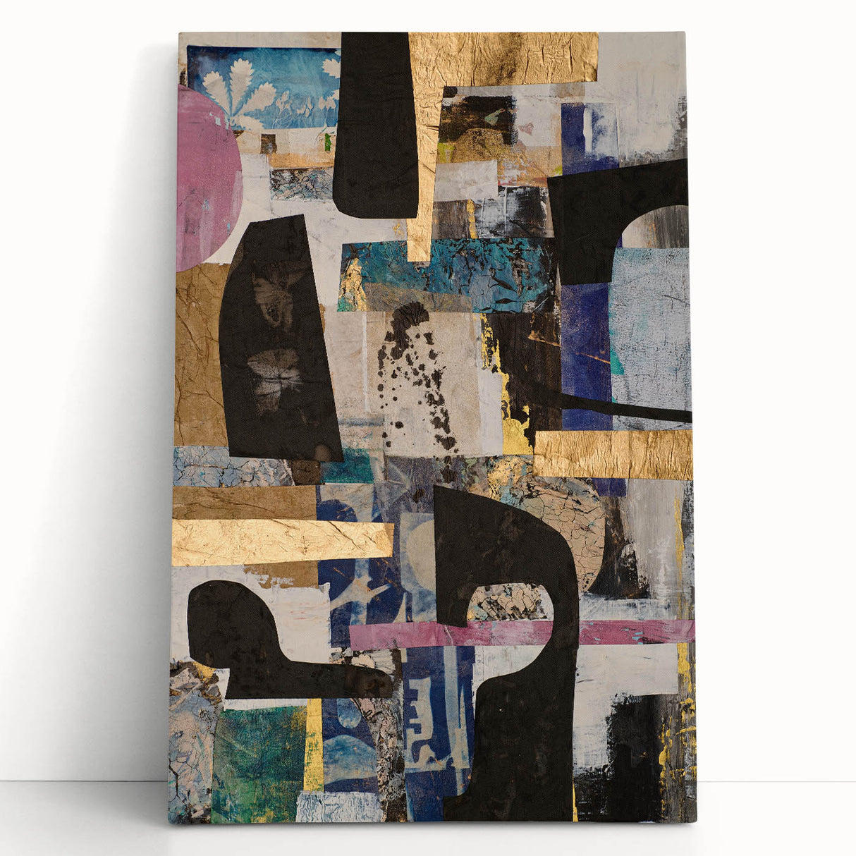Eclectic Harmony Layers – Earthen Harmony Contemporary Canvas Art