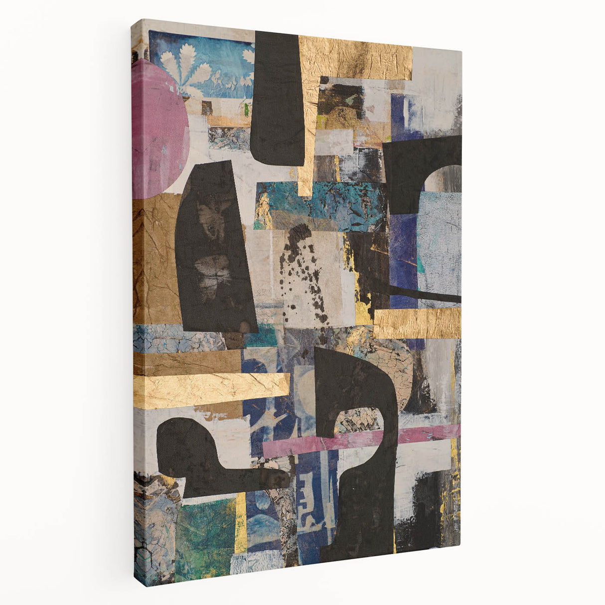 Eclectic Harmony Layers – Earthen Harmony Contemporary Canvas Art