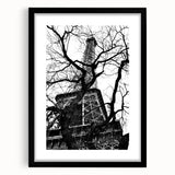 Eiffel Tower Silhouette - Fine Art Photography Framed Prints