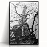Eiffel Tower Silhouette - Fine Art Photography Framed Prints