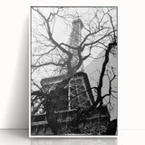 Eiffel Tower Silhouette - Fine Art Photography Framed Prints