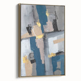 Geometric Contrast Flow – Earthen Harmony Neutral Abstract Prints