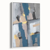 Geometric Contrast Flow – Earthen Harmony Neutral Abstract Prints