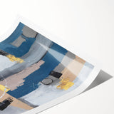 Geometric Contrast Flow – Earthen Harmony Neutral Abstract Prints