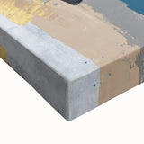 Geometric Contrast Flow – Earthen Harmony Neutral Abstract Prints