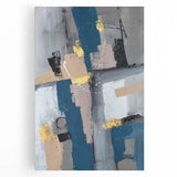 Geometric Contrast Flow – Earthen Harmony Neutral Abstract Prints