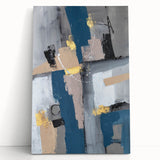 Geometric Contrast Flow – Earthen Harmony Neutral Abstract Prints