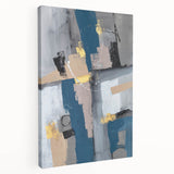 Geometric Contrast Flow – Earthen Harmony Neutral Abstract Prints