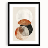 Earthen Harmony Abstracts – Neutral Earth Tone Geometric Wall Art