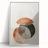 Earthen Harmony Abstracts – Neutral Earth Tone Geometric Wall Art