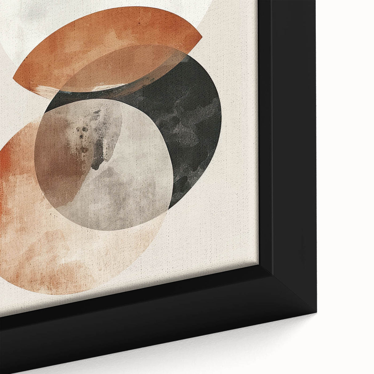 Earthen Harmony Abstracts – Neutral Earth Tone Geometric Wall Art