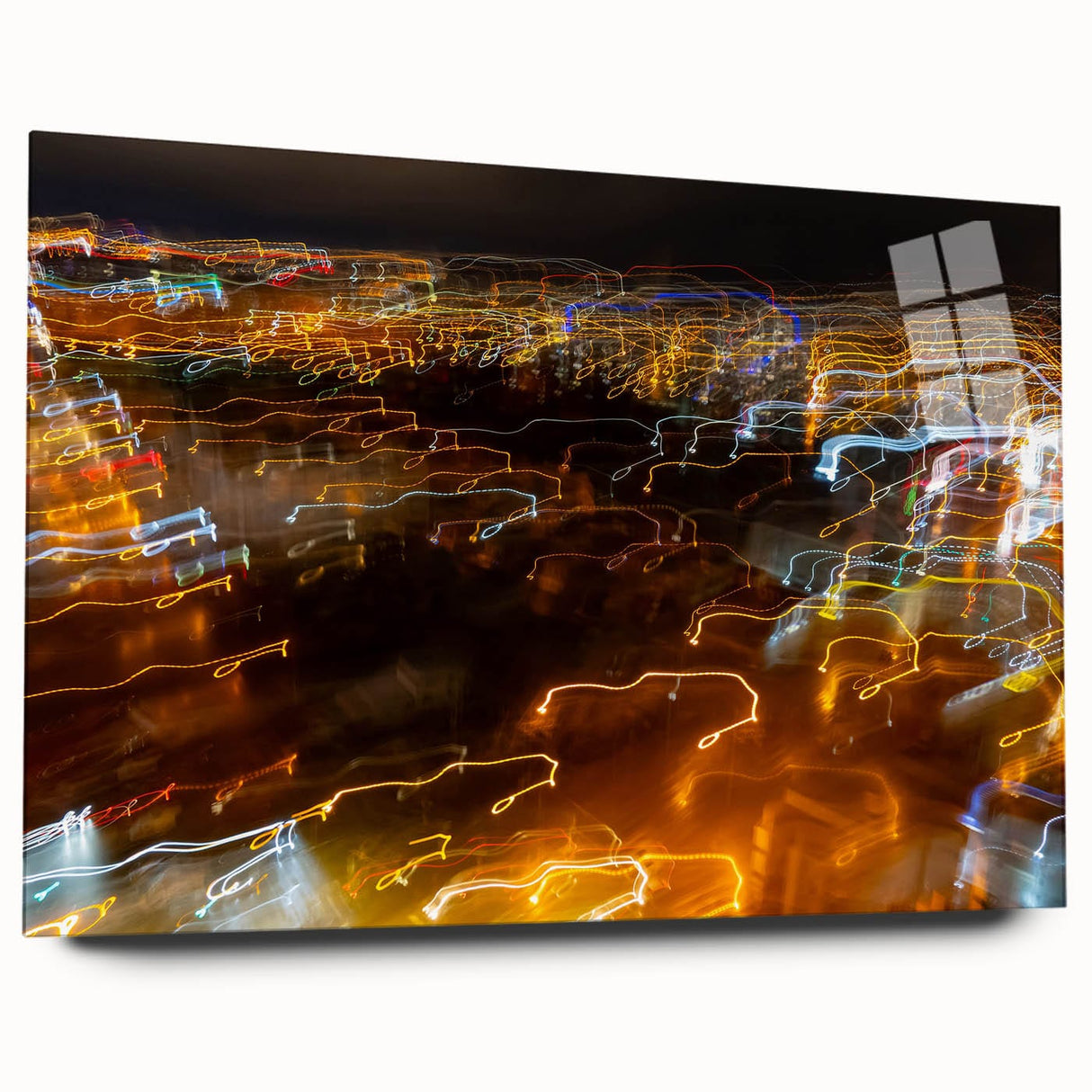 Cityscape Photography Prints – Abstract Urban Lightscape Canvas