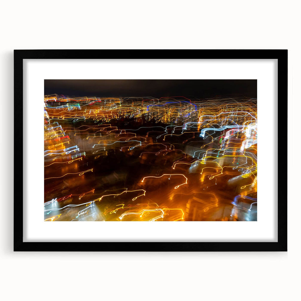 Cityscape Photography Prints – Abstract Urban Lightscape Canvas