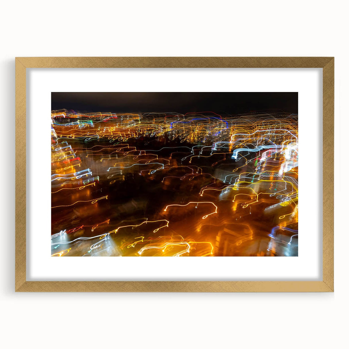 Cityscape Photography Prints – Abstract Urban Lightscape Canvas