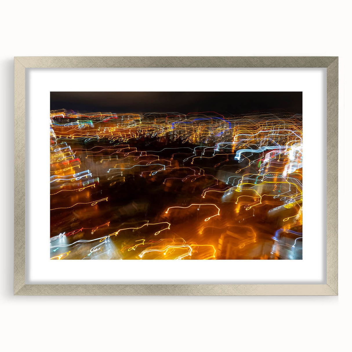 Cityscape Photography Prints – Abstract Urban Lightscape Canvas