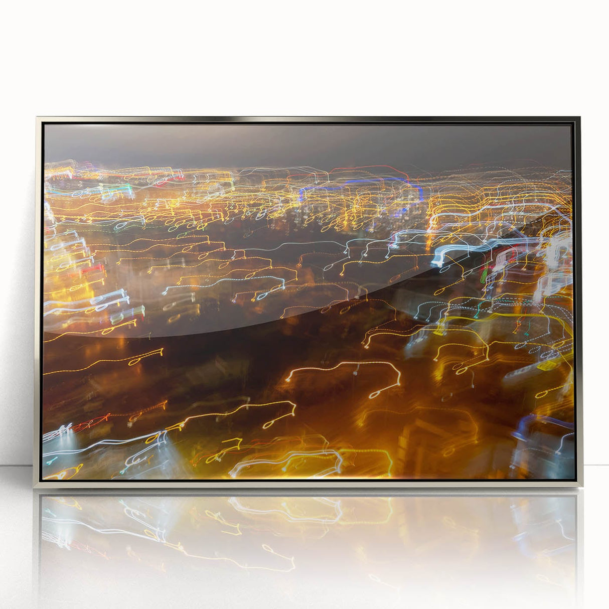 Cityscape Photography Prints – Abstract Urban Lightscape Canvas