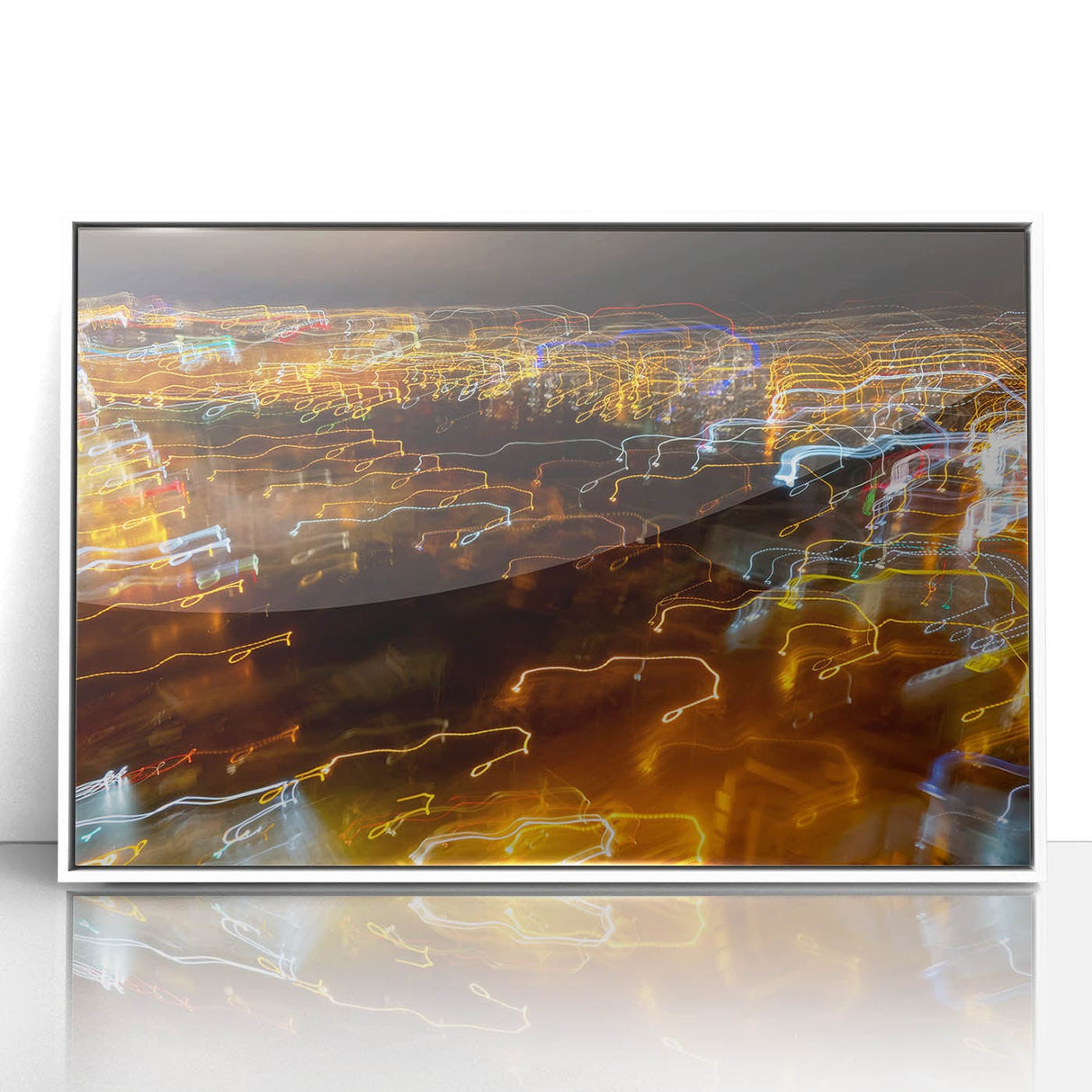 Cityscape Photography Prints – Abstract Urban Lightscape Canvas