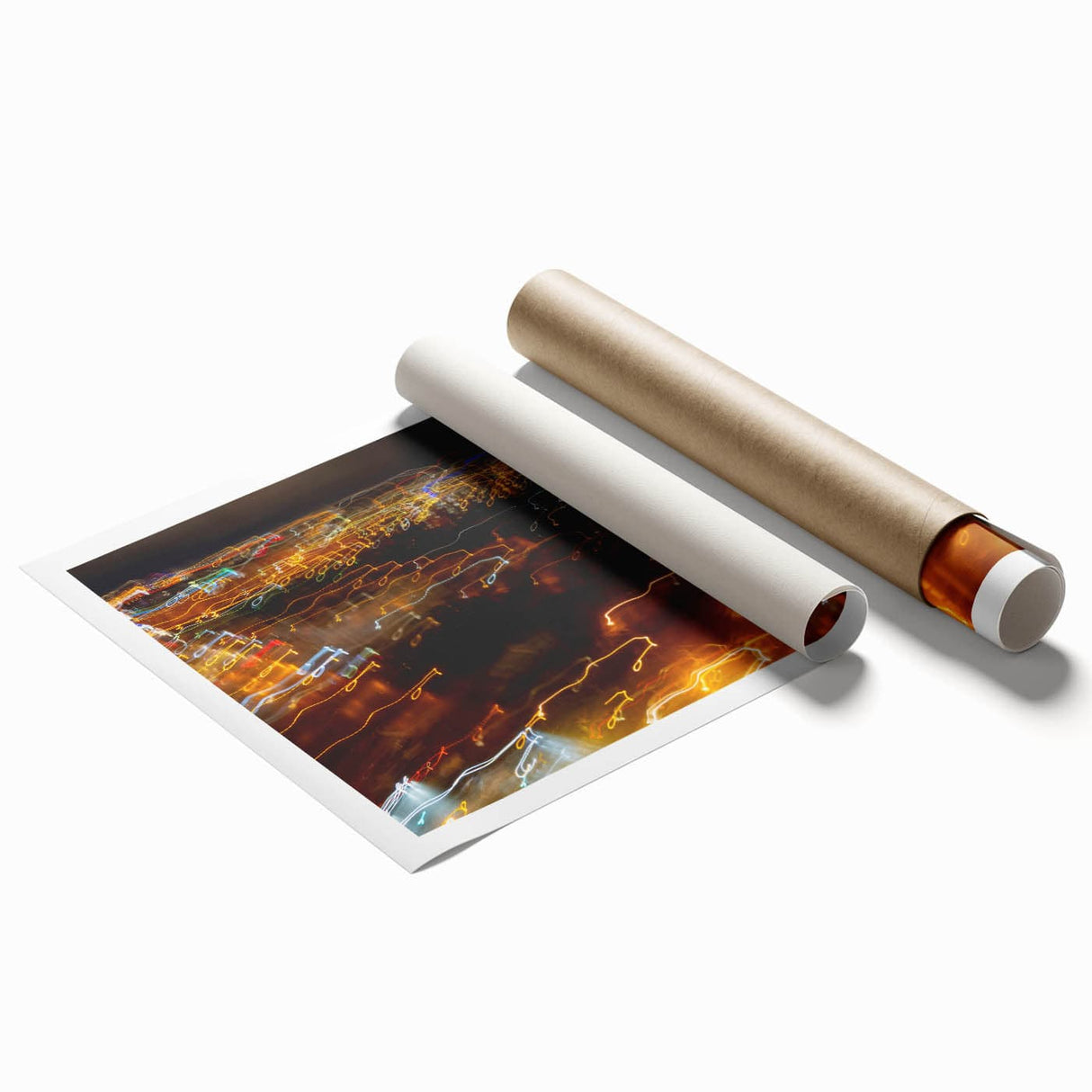 Cityscape Photography Prints – Abstract Urban Lightscape Canvas