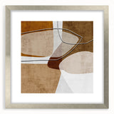 Warm Organic Forms – Earthen Harmony Minimalist Wall Decor Print