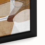Warm Organic Forms – Earthen Harmony Minimalist Wall Decor Print