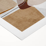 Warm Organic Forms – Earthen Harmony Minimalist Wall Decor Print