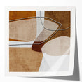 Warm Organic Forms – Earthen Harmony Minimalist Wall Decor Print