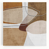 Warm Organic Forms – Earthen Harmony Minimalist Wall Decor Print