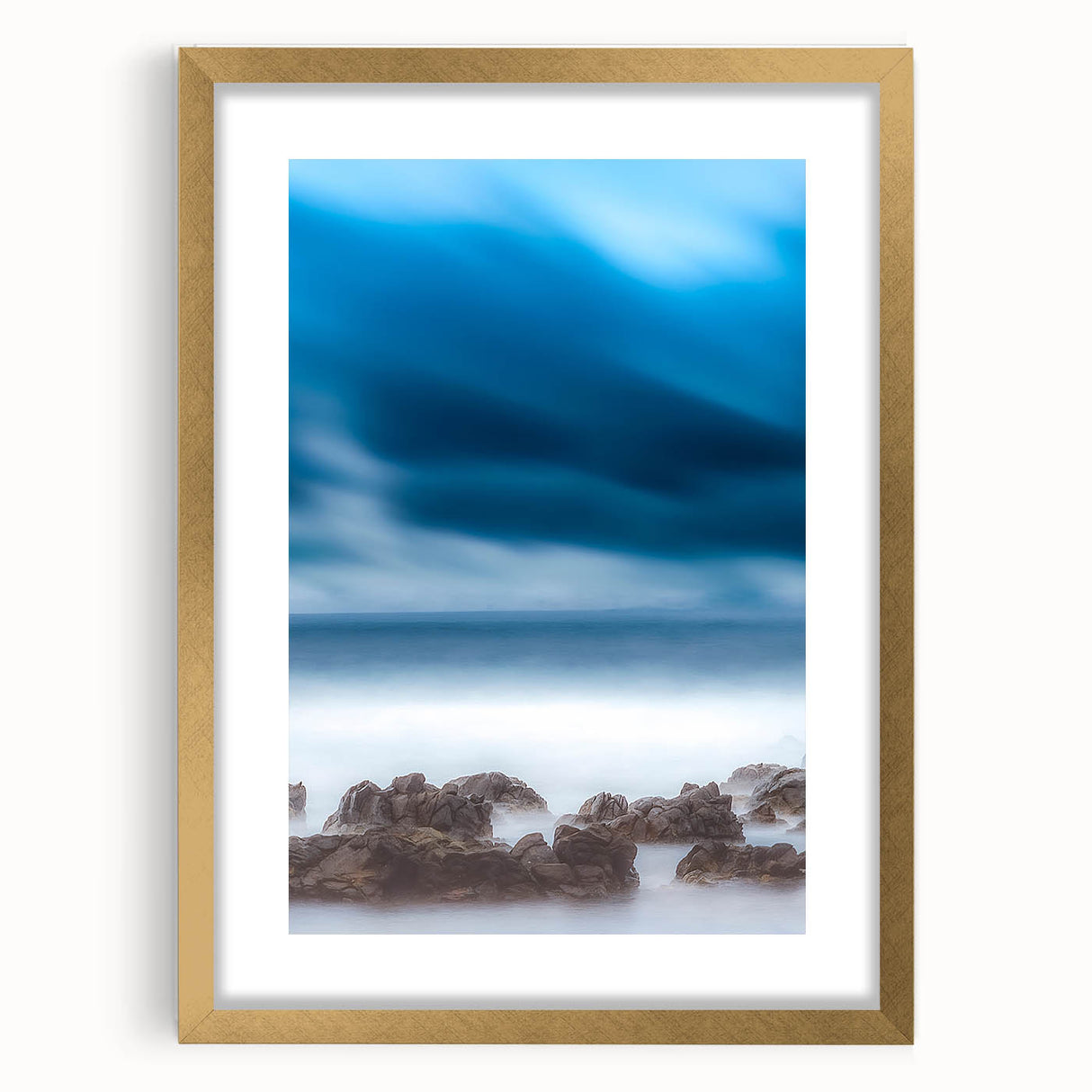 Misty Coastal Horizon - Fine Art Photography Canvas Prints