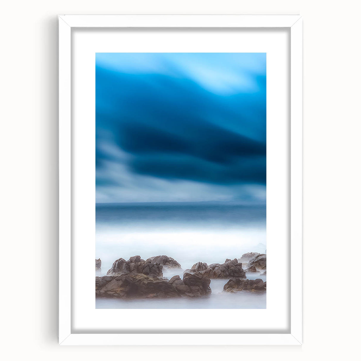Misty Coastal Horizon - Fine Art Photography Canvas Prints