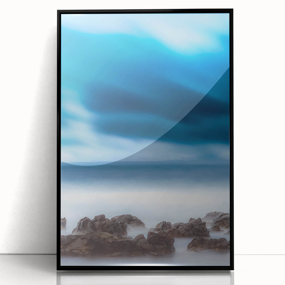 Misty Coastal Horizon - Fine Art Photography Canvas Prints
