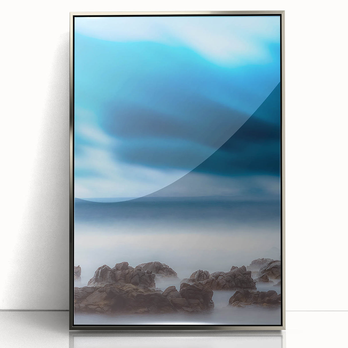 Misty Coastal Horizon - Fine Art Photography Canvas Prints