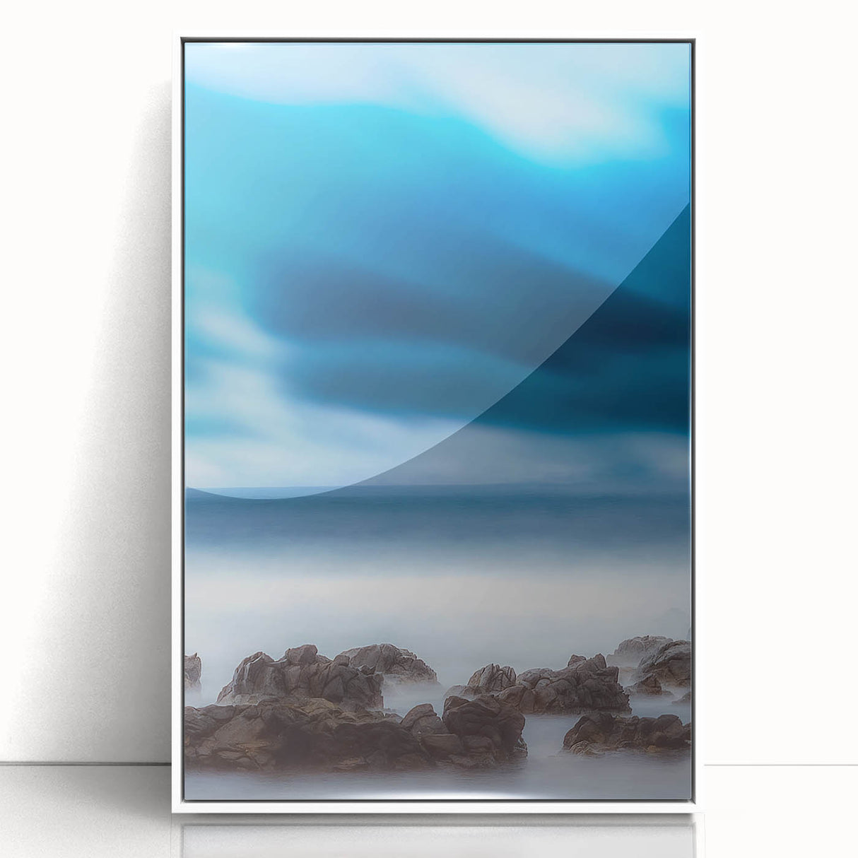 Misty Coastal Horizon - Fine Art Photography Canvas Prints