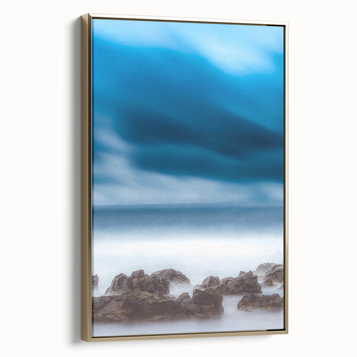 Misty Coastal Horizon - Fine Art Photography Canvas Prints