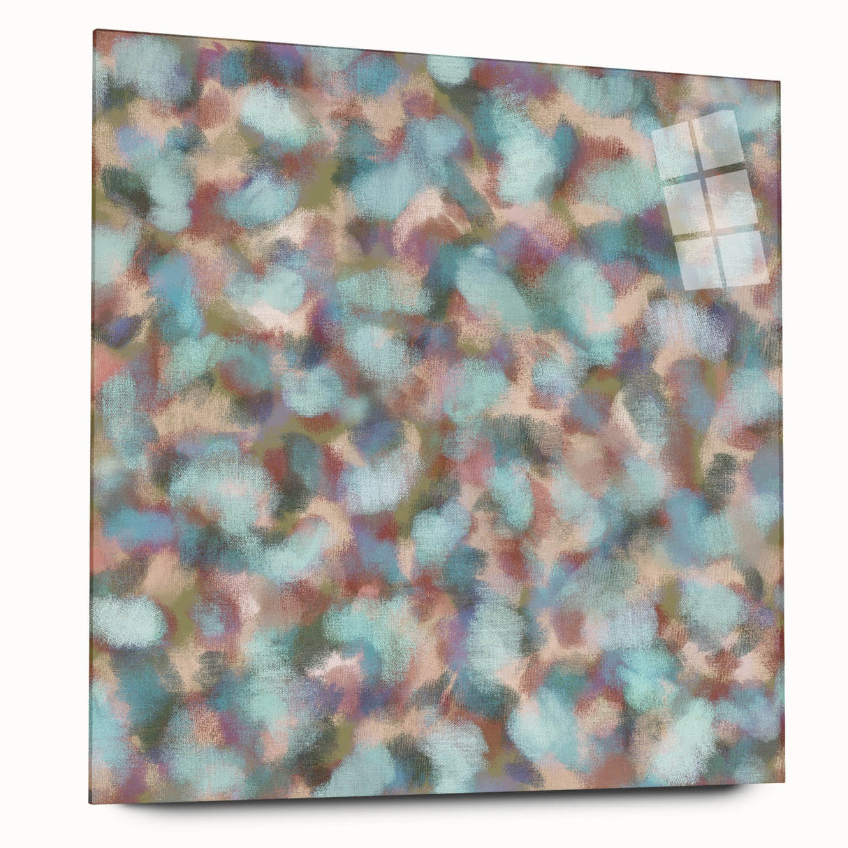 Pastel Bloom – Earthen Harmony Abstract Wall Art in Mint & Blush