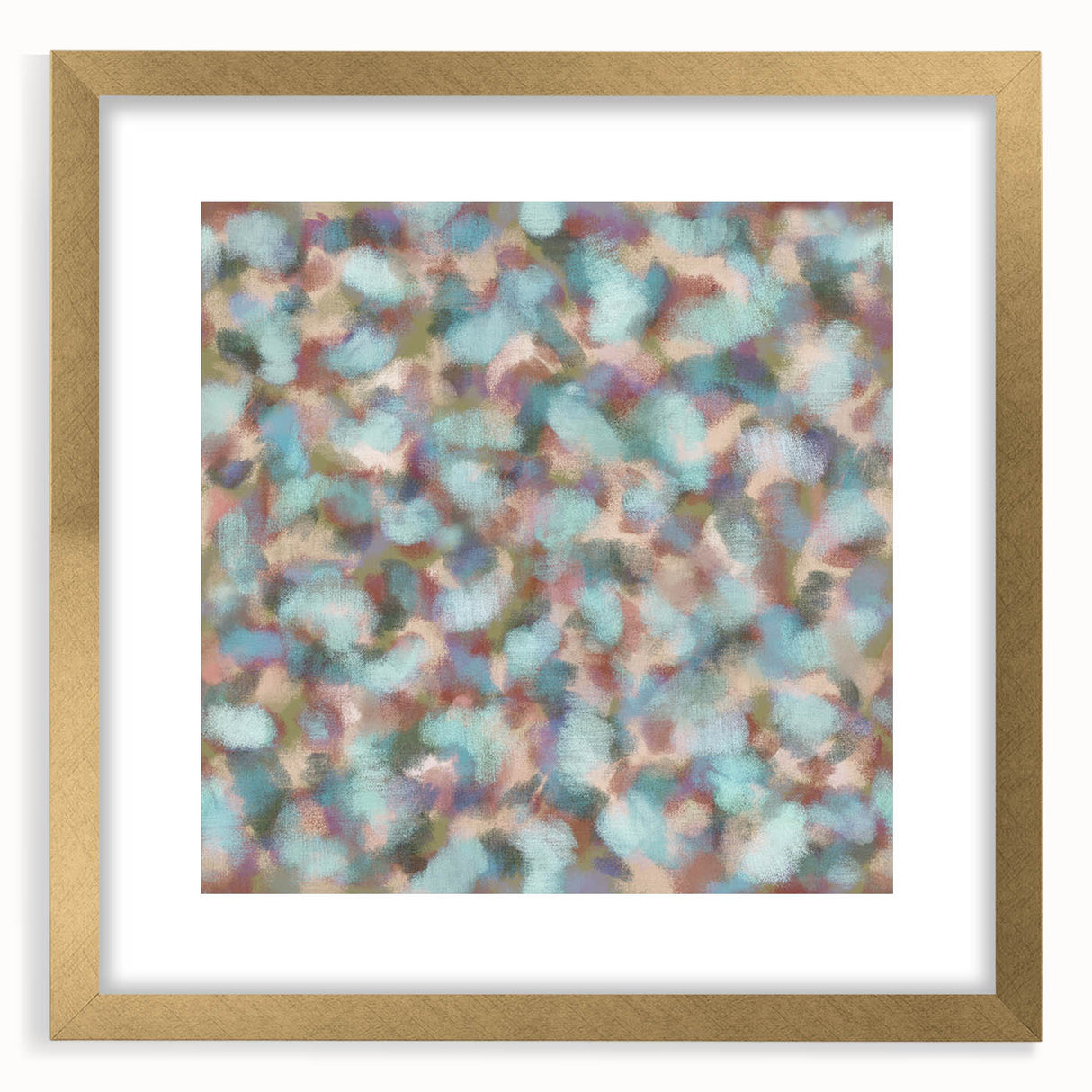 Pastel Bloom – Earthen Harmony Abstract Wall Art in Mint & Blush