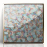 Pastel Bloom – Earthen Harmony Abstract Wall Art in Mint & Blush